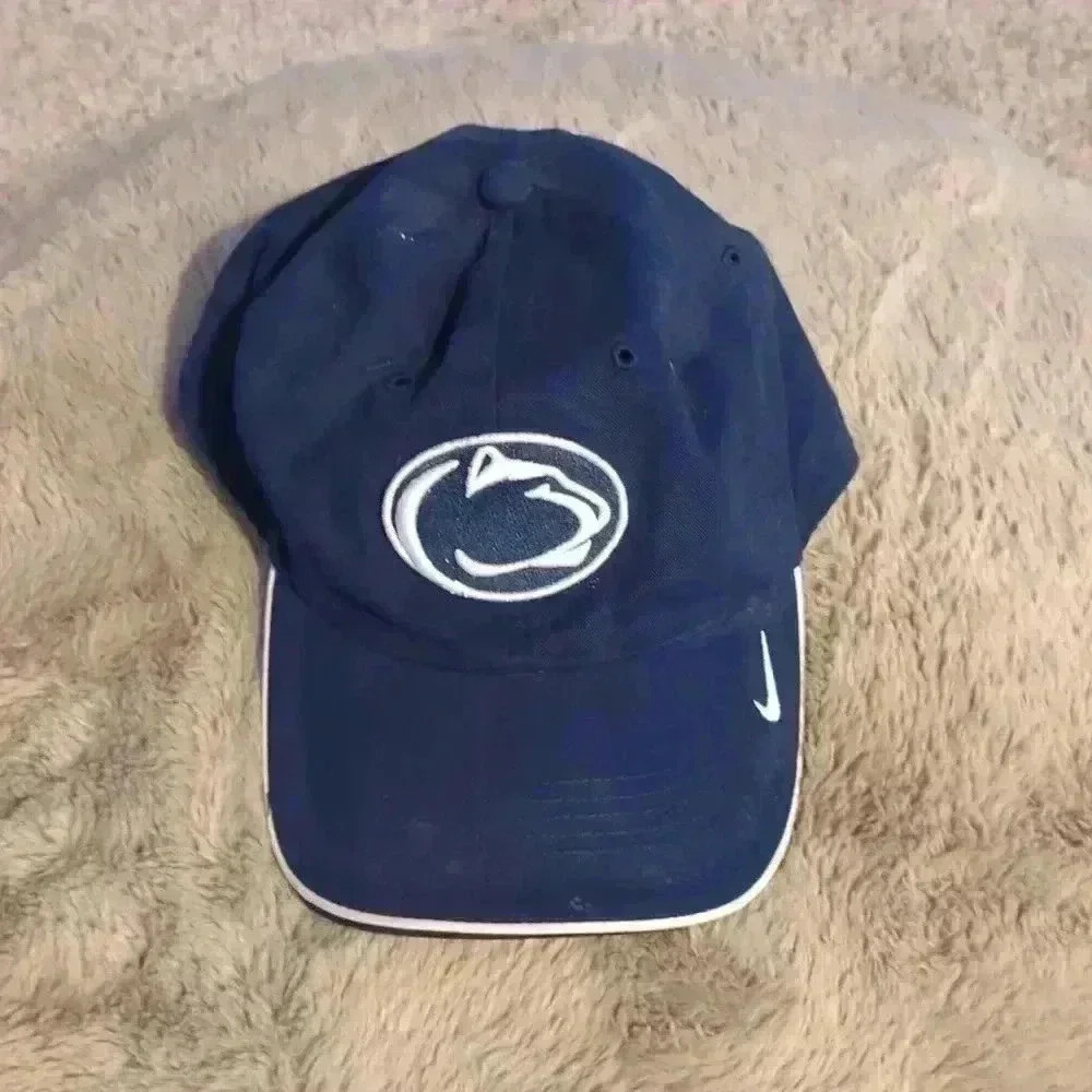 Vintage Penn State hat, Nike, Blue and white